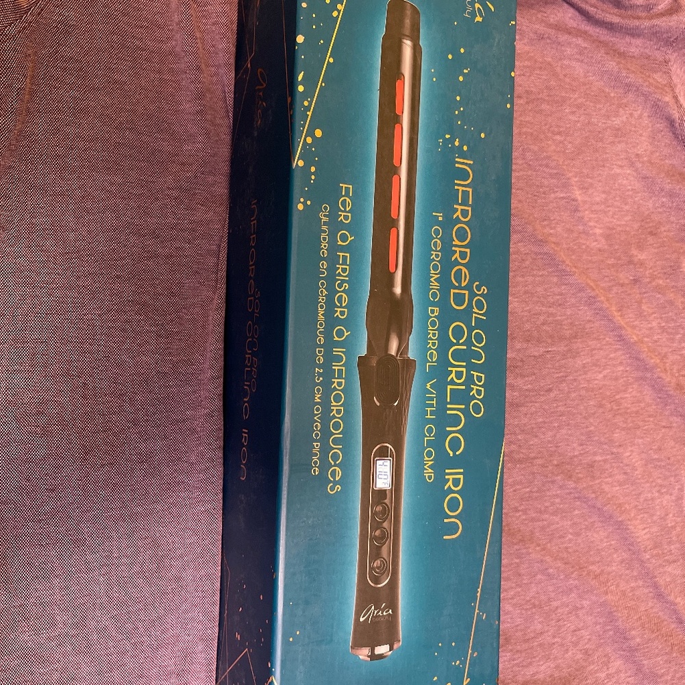 Salon pro infrared curling iron